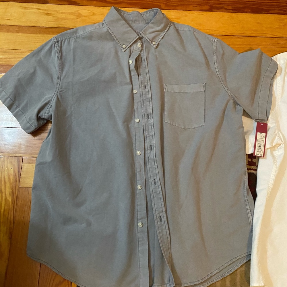 2 pairs of button down shirts